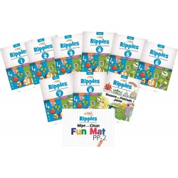 Ripples Book (PP2) Part 2 to Part 8 + Wipe – Clean Fun Mat b